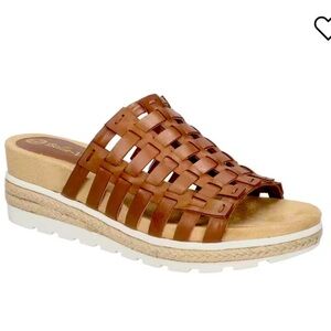 New Bella Vita Oaklyn Wedge sandals 8.5 WW